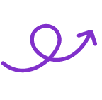 Decorative arrow pointing up